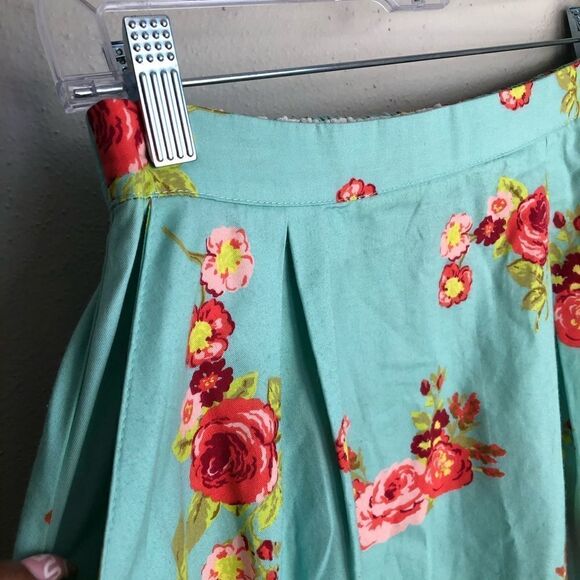 Matilda Jane Natural Beauty Rose Floral Print A-line Full Skirt - Picture 6 of 12